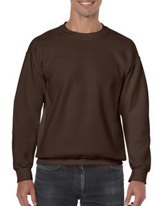 Gildan GI18000 - Heavy Blend Adult Sweatshirt Met Ronde Hals Dark Chocolate
