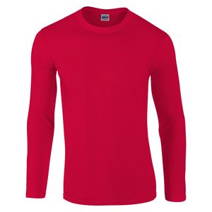 Gildan GD011 - Softstyle™ t-shirt met lange mouw Red