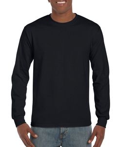 Gildan GD014 - Ultra Cotton™ adult t-shirt met lange mouw Black
