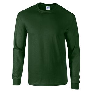 Gildan GD014 - Ultra Cotton™ adult t-shirt met lange mouw Forest