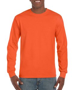 Gildan GD014 - Ultra Cotton™ adult t-shirt met lange mouw Orange