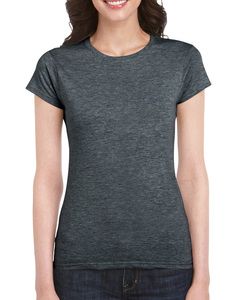 Gildan GD072 - Softstyle ™ ringgesponnen dames t-shirt Dark Heather