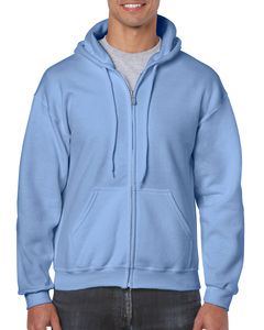 Gildan GD058 - HeavyBlend ™ sweatshirt met volledige ritssluiting Carolina Blue
