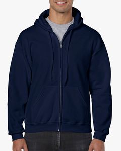 Gildan GD058 - HeavyBlend ™ sweatshirt met volledige ritssluiting Navy