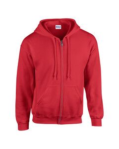 Gildan GD058 - HeavyBlend ™ sweatshirt met volledige ritssluiting Red