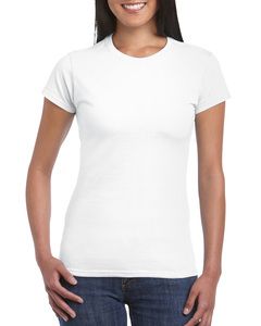 Gildan 64000L - Getailleerd Ringgesponnen T-shirt White