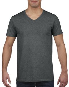 Gildan GD010 - Softstyle™ v-hals t-shirt Dark Heather
