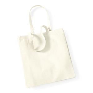 Westford mill WM108 - Classic canvas shopper Natural