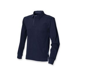Front row FR043 - Superzacht rugby shirt met lange mouw Navy