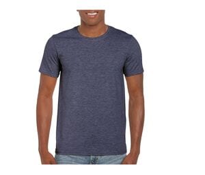 Gildan GN640 - Softstyle™ adult ringgesponnen t-shirt Heather Navy