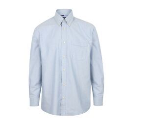 Henbury HY510 - Classic Oxford overhemd met Lange Mouw Oxford Blue
