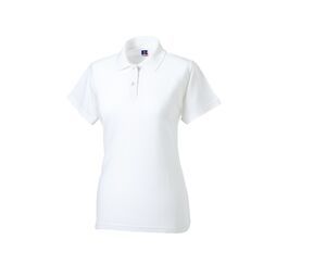 Russell JZ69F - Piqué Polo voor Dames White