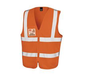 Result RS202 - Veiligheids-Vest Met Rits Fluo Orange