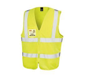 Result RS202 - Veiligheids-Vest Met Rits Fluo Yellow