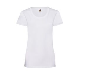 Fruit of the Loom SC600 - Dames valueweight t-shirt White