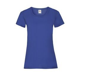 Fruit of the Loom SC600 - Dames valueweight t-shirt Royal Blue