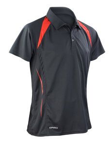 Spiro SP177 - team spirit polo Black/Red