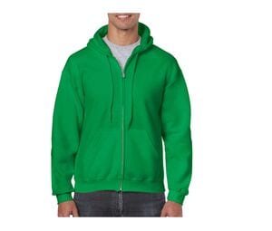 Gildan GN960 - Heavy Blend Adult Hoodie Sweatshirt Met Volledige Rits Irish Green