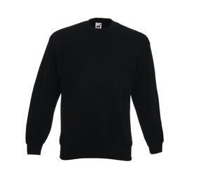 Fruit of the Loom SC250 - Set In Sweatshirt (62-202-0) Black
