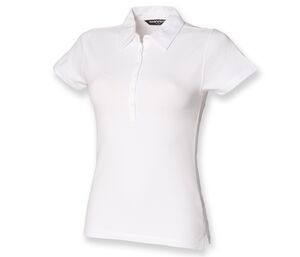 Skinnifit SK042 - Dames Stretch Polo-Shirt White