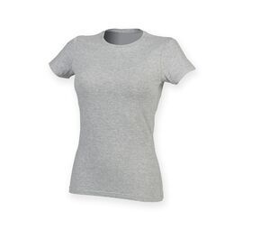 Skinnifit SK121 - The Feel Good Dames T-Shirt Heather Grey