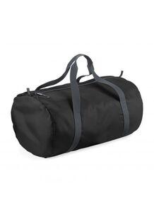 Bag Base BG150 - Packaway Barrel Tas Black/Grey