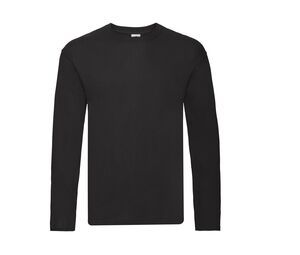 Fruit of the Loom SC223 - Original T-shirt Lange Mouw Black