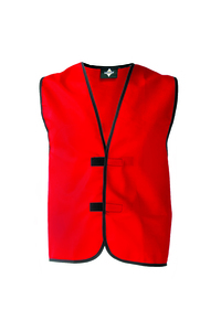 Korntex KX221 - CHASUBLE Veiligheidsvest met Klitteband Red