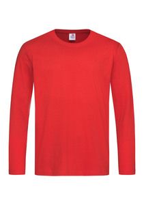 Stedman STE2500 - T-shirt met lange mouwen voor mannen Classic-T  Scarlet Red