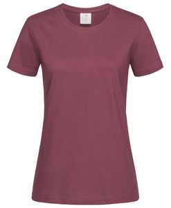 Stedman STE2600 - T-shirt met ronde hals voor vrouwen Classic-T Burgundy Red