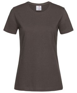 Stedman STE2600 - T-shirt met ronde hals voor vrouwen Classic-T Dark Chocolate