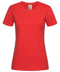 Stedman STE2620 - T-shirt met ronde hals voor vrouwen Classic-T Organic  Scarlet Red