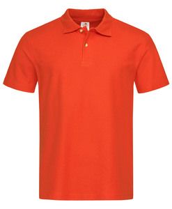 Stedman STE3000 - Poloshirt met korte mouwen voor mannen Brilliant Orange