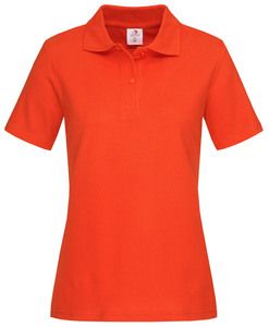 Stedman STE3100 - Poloshirt met korte mouwen voor vrouwen Brilliant Orange