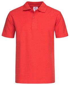 Stedman STE3200 - Poloshirt met korte mouwen voor kinderen Scarlet Red