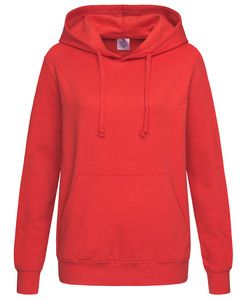 Stedman STE4110 - Sweatshirt met capuchon voor vrouwen Scarlet Red