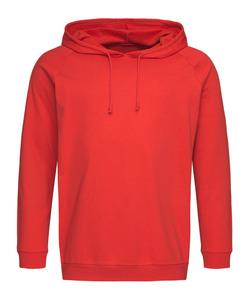Stedman STE4200 - Sweatshirt met capuchon voor mannen en vrouwen Scarlet Red