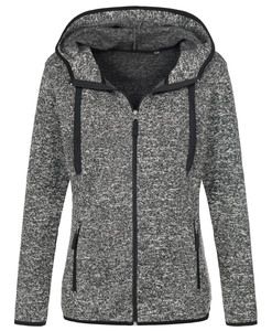 Stedman STE5950 - Fleece jas voor vrouwen Knit Active Dark Grey Melange