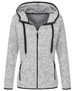 Stedman STE5950 - Fleece jas voor vrouwen Knit Active Light Grey Melange