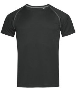 Stedman STE8030 - T-shirt met ronde hals voor mannen ACTIVE TEAM Black Opal