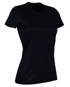 Stedman STE8100 - T-shirt met ronde hals voor vrouwen Interlock Active-Dry Black Opal