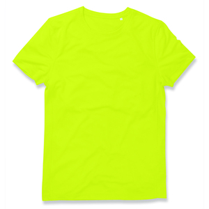 Stedman STE8400 - T-shirt met ronde hals voor mannen Active-Dry Cyber Yellow