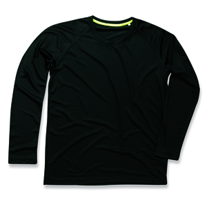 Stedman STE8420 - T-shirt met lange mouwen voor mannen Active-Dry  Black Opal
