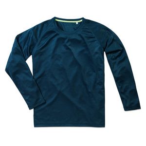 Stedman STE8420 - T-shirt met lange mouwen voor mannen Active-Dry  Marina Blue