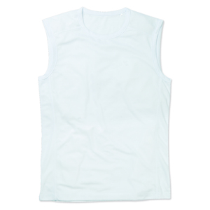 Stedman STE8440 - Shirt zonder mouwen voor mannen Active-Dry White
