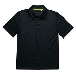 Stedman STE8450 - Poloshirt met korte mouwen voor mannen ActiveDry  Black Opal
