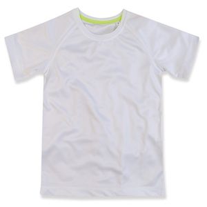 Stedman STE8570 - T-shirt met ronde hals voor kinderen Active-Dry White