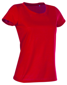 Stedman STE8700 - T-shirt met ronde hals voor vrouwen Active-Dry Crimson Red