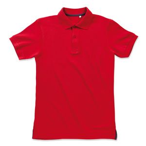 Stedman STE9050 - Poloshirt met korte mouwen voor mannen Henry Crimson Red