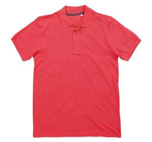 Stedman STE9060 - Poloshirt met korte mouwen voor mannen Harper  Salmon Pink